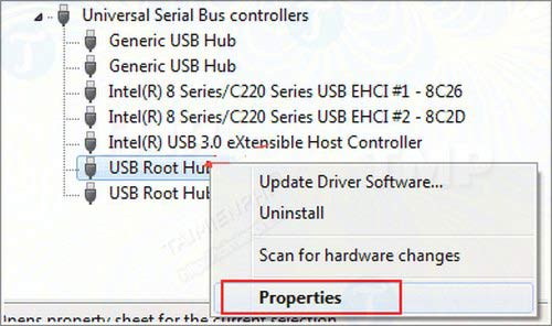 Sửa USB Root Hub