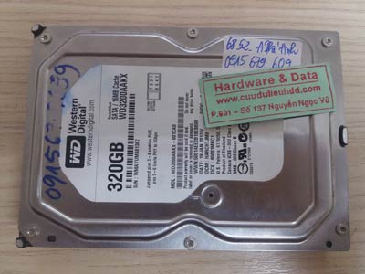 Lấy lại dữ liệu ổ cứng Western 320GB