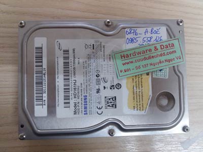 Cứu dữ liệu ổ cứng Samsung 160GB