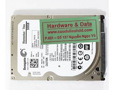 Khôi phục dữ liệu ổ cứng seagate 500GB