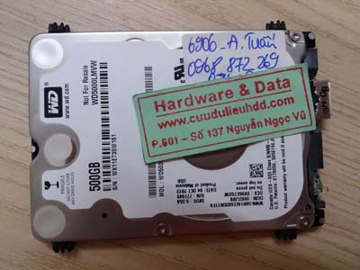 PHục hồi dữ liệu Western 500GB