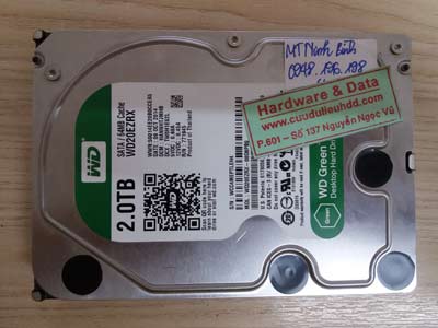 Cứu dữ liệu ổ cứng western 2TB