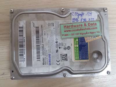Khôi phục dữ liệu ổ cứng Samsung 250GB