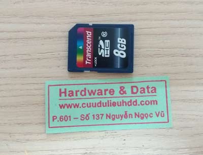 Lấy lại dữ liệu thẻ nhớ 8GB