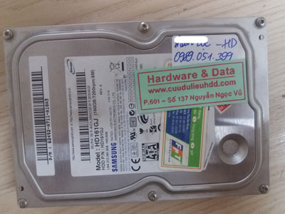 Cứu dữ liệu Samsung 160GB