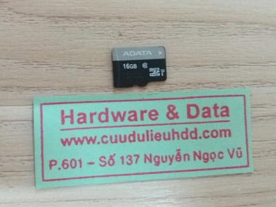 10/11 thẻ nhớ 16GB mất dữ liệu