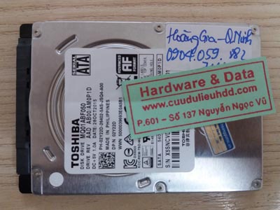 6911 Seagate 1TB hỏng đầu từ