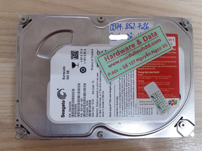 270/10 Seagate 500gb hỏng cơ