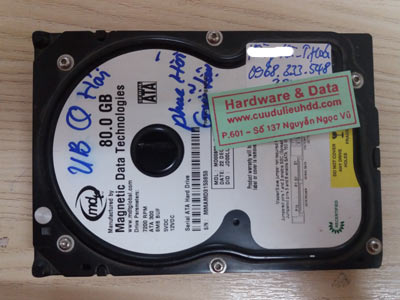 28/10 Western 80GB chết cơ