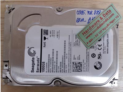 6911 Seagate 1TB hỏng đầu từ