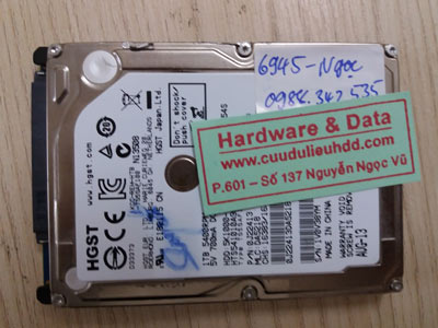 Khôi phục dữ liệu Hitachi 500GB