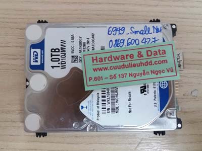 Khôi phục dữ liệu Western 1TB