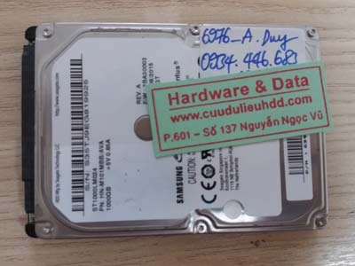 Phục hồi dữ liệu ổ cứng ST1000LM024
