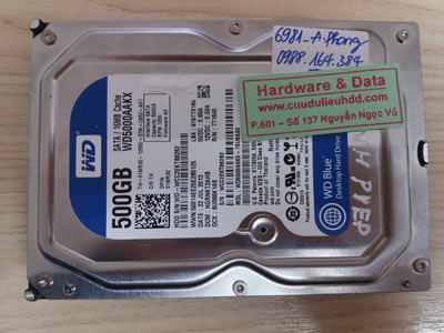 6981 Western 500GB lỗi đầu từ