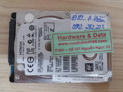 6989 hitachi 500GB recover gộp ổ