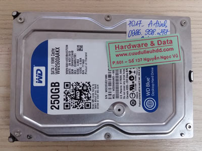 7017 Western 500gb đầu từ lỗi