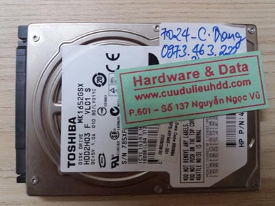 7024 Toshiba 160GB chết cơ