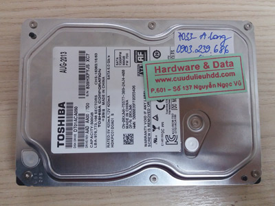 7033 toshiba 500GB đầu đọc lỗi