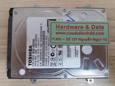9/ 11/17 Toshiba 500GB xóa nhầm