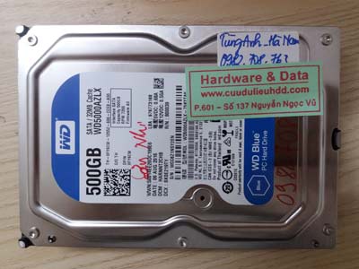 Lấy lại dữ liệu ổ cứng Western 500GB