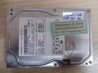 1 12 Hitachi 500GB chết cơ