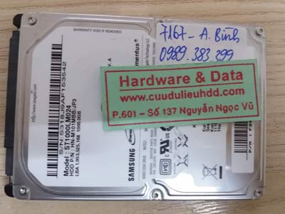 14 12 Samsung 1Tb chết cơ