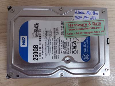 14 12 Western 250gb mất dữ liệu