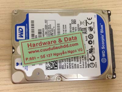 23/11 Western 320GB đầu đọc lỗi