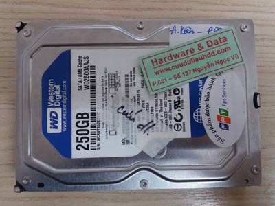 24 11 Western 250gb hỏng đầu từ