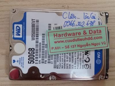 4 12 Western 500gb hỏng đầu đọc