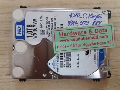 7080 western 1TB đầu từ lỗi