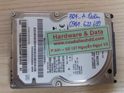 7124 Seagate 500GB chết cơ