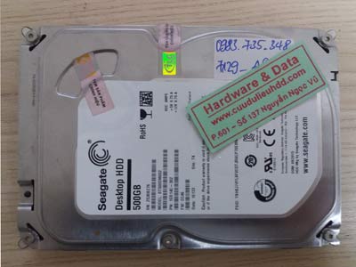 7129 Seagate 500gb mất dữ liệu