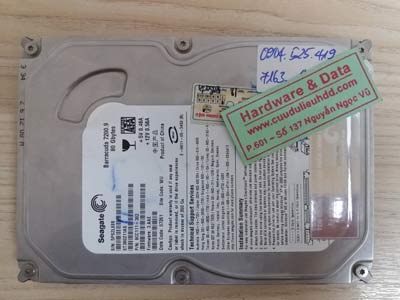 7163 Seagate 80Gb chết cơ