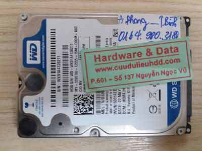 lấy lại dữ liệu Western320GB đầu từ lỗi