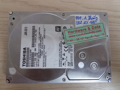 7164 Toshiba 2TB mất dữ liệu