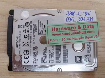 7208 Hitachi 320GB đầu từ lỗi