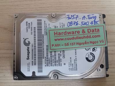 7257 Seagate 1TB chết cơ