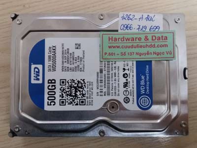 7262 Western 500GB mất dữ liệu