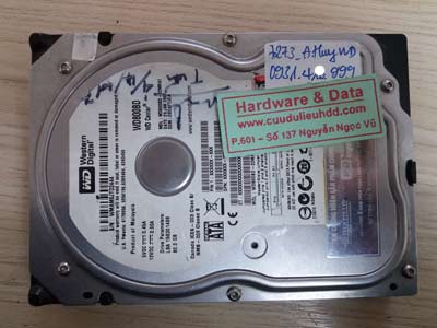 7273 western 80GB hỏng cơ