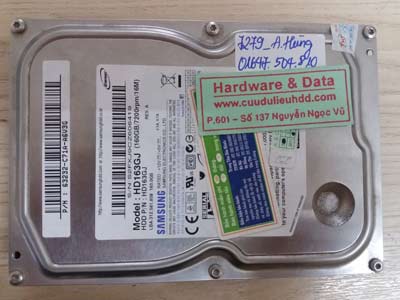 7279 Samsung 160GB chết cơ