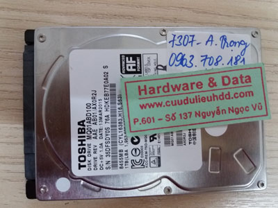 7307 Tosshiba 1TB format ổ cứng