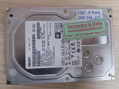 7322 Hitachi 4TB hỏng đầu từ