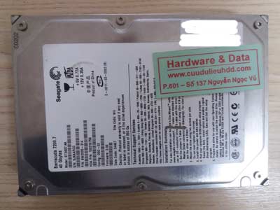 7342 seagate 40gb hỏng cơ