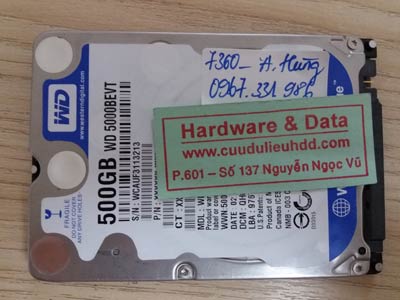 7360 Western 500GB chết cơ
