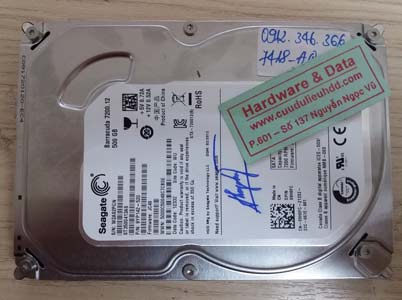 7418 Seagate 500GB hỏng đầu đọc