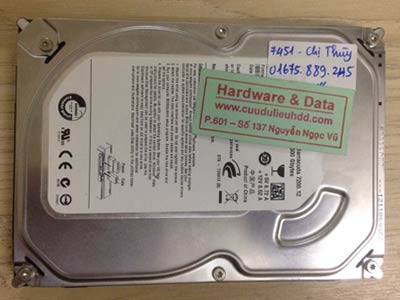 7451 Seagate 500GB bị chết cơ