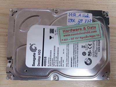 7454 Seagate 4TB hỏng đầu từ