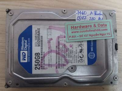 7460 western 250GB lỗi đầu đọc