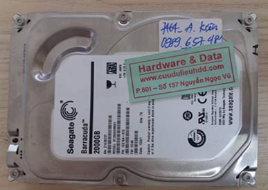 7464 seagate 2TB hỏng đầu từ